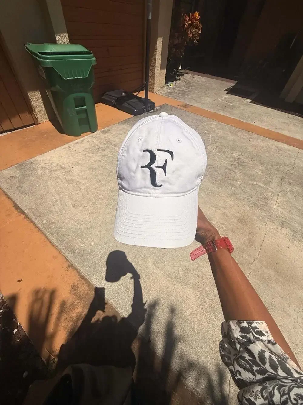 Nike Roger Federer RF Legacy91 Dri-FIT White Adjustable Tennis Hat Cap